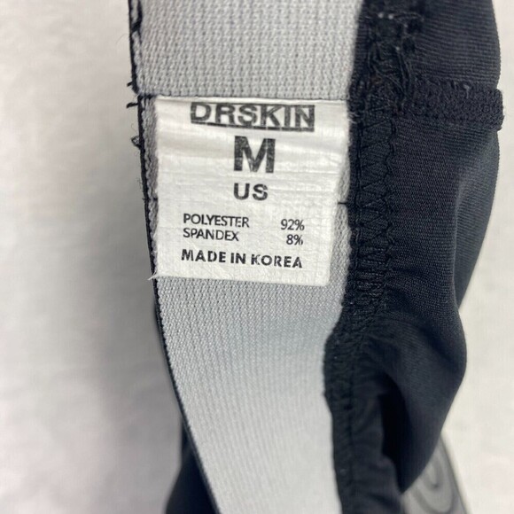 DRSKIN Compression Pants Tights Mens Medium Black White Lightweight Bundle of 2 - Picture 9 of 16